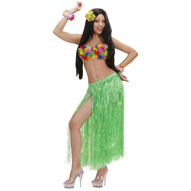 картинка Длинная зелёная гавайская юбка от магазина Одежда+