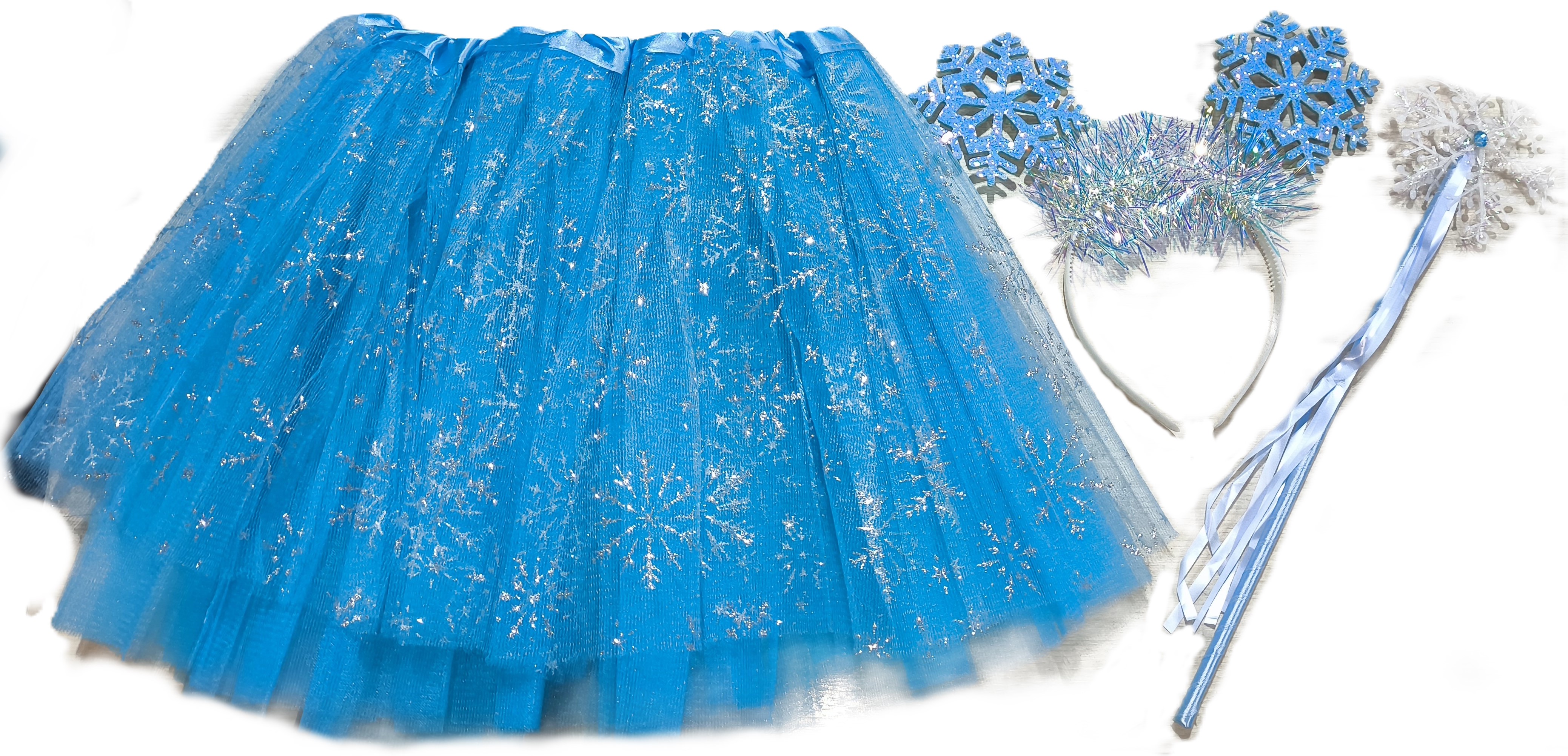 картинка Набор Снежинки: ободок, палочка, юбка-пачка от магазина Одежда+