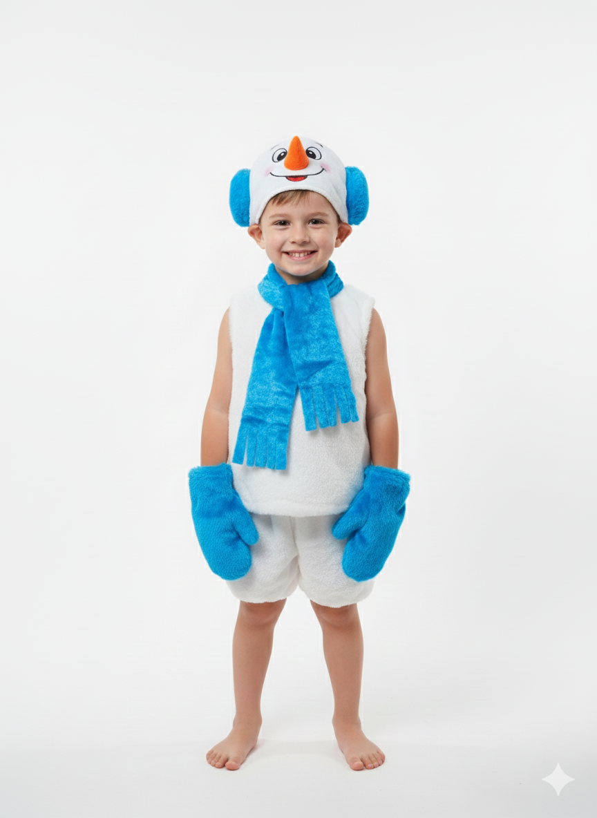 картинка Детский карнавальный костюм «Снеговик» от магазина Одежда+