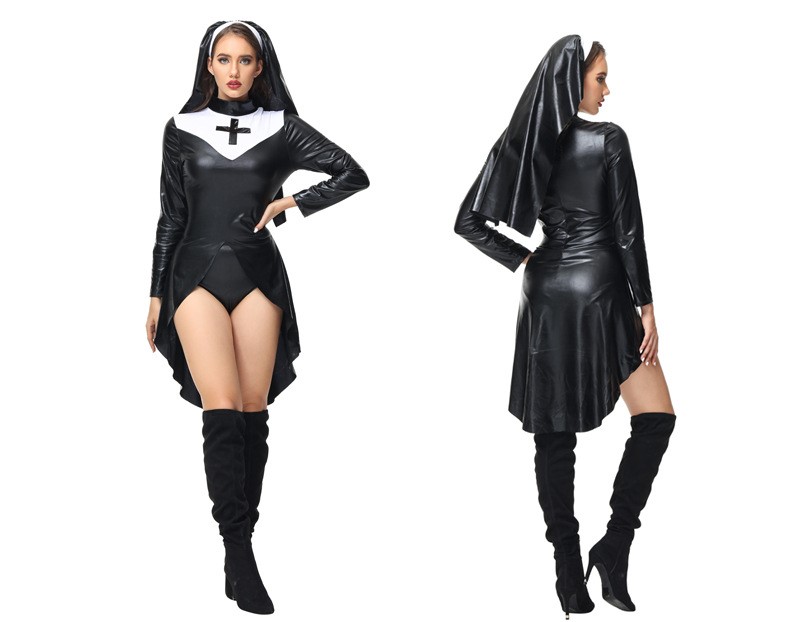картинка Карнавальный костюм «Монашка» на Хэллоуин от магазина Одежда+