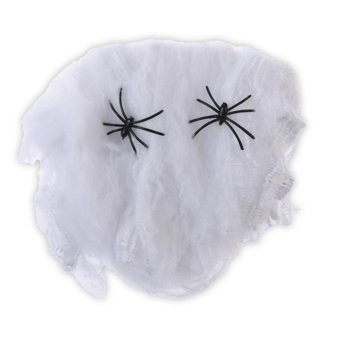 картинка Искусственная паутина  20 г - украшение на Хэллоуин от магазина Одежда+