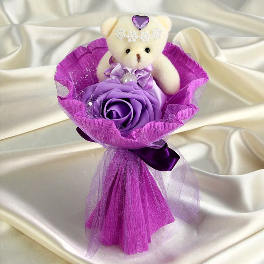 картинка Букет из игрушек с медвежонком от магазина Одежда+