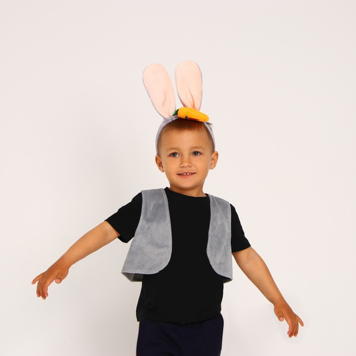 картинка Новогодний набор серого зайчика от магазина Одежда+