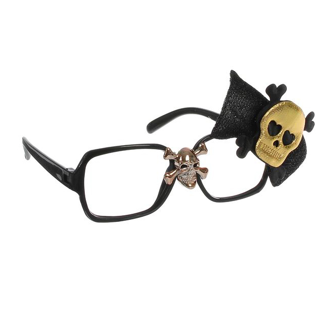картинка Очки с черепами с бантом от магазина Одежда+
