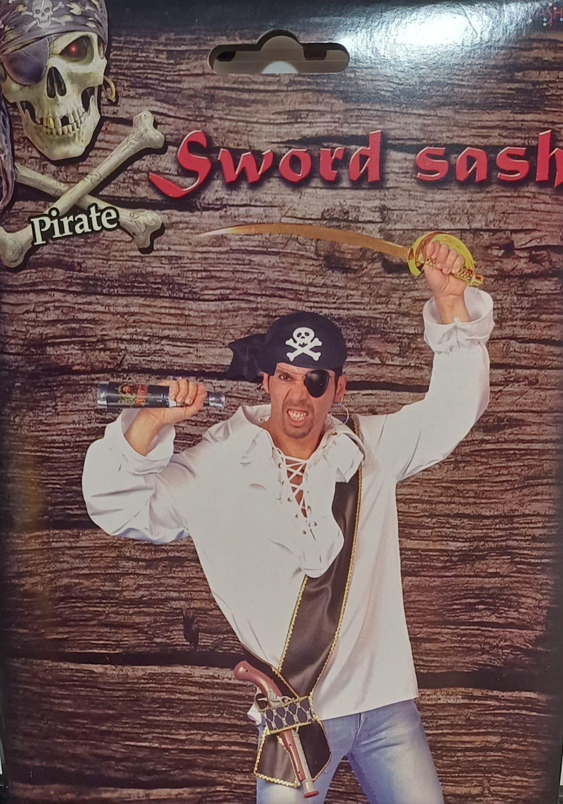 картинка Пиратский пояс с черепом и костями от магазина Одежда+