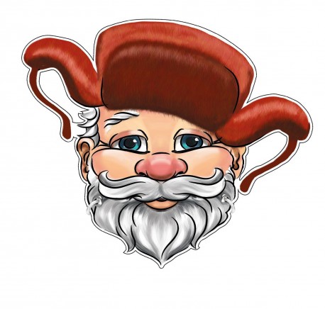 картинка Картонная маска дедушки от магазина Одежда+