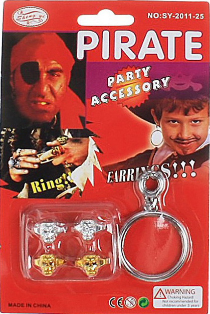 картинка Набор для костюма пирата с кольцами от магазина Одежда+