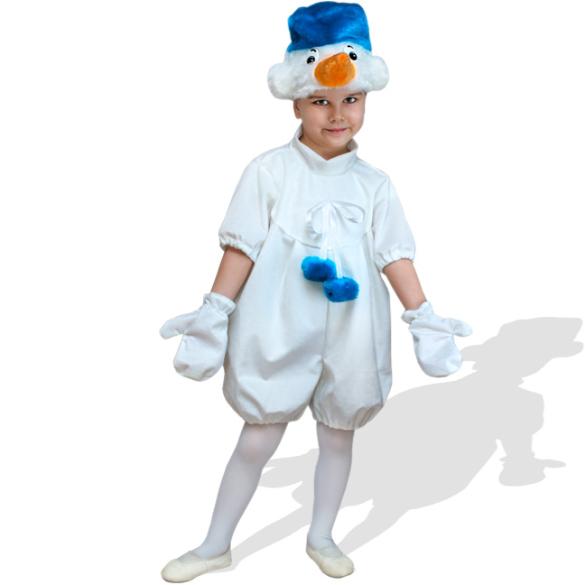 картинка Новогодний плюшевый костюм Снеговика от магазина Одежда+