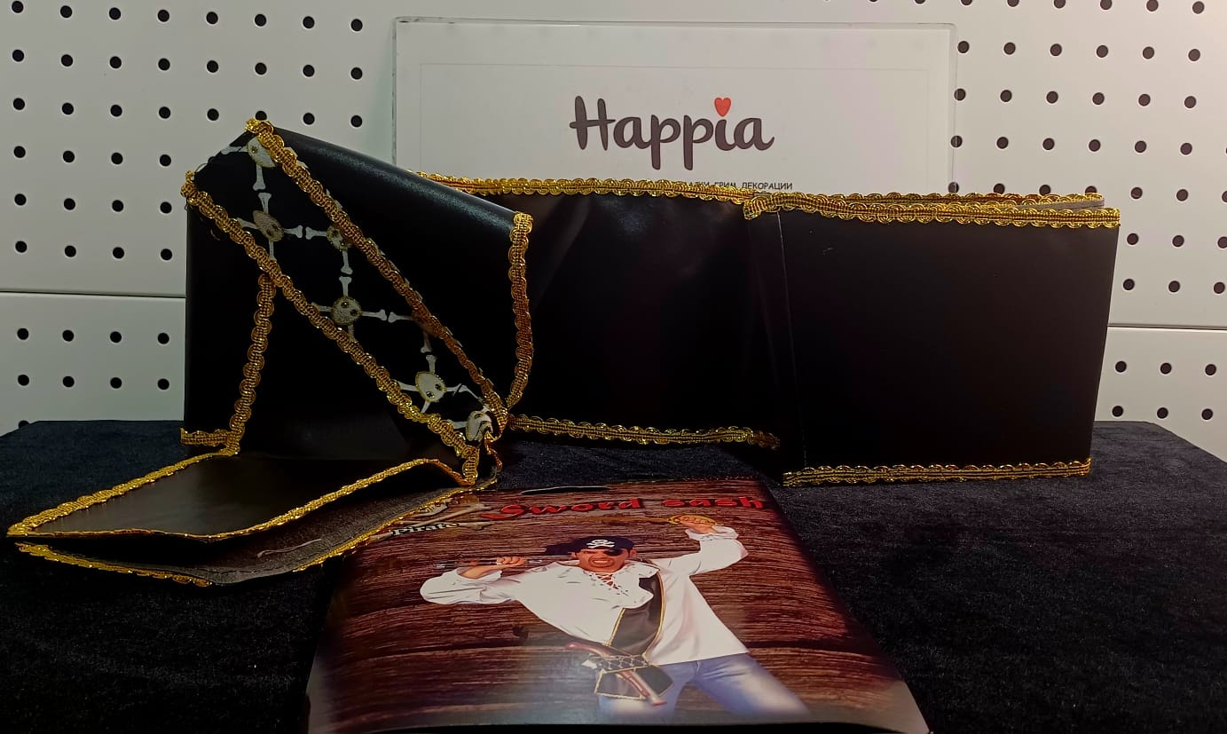 картинка Пиратский пояс с черепом и костями от магазина Одежда+