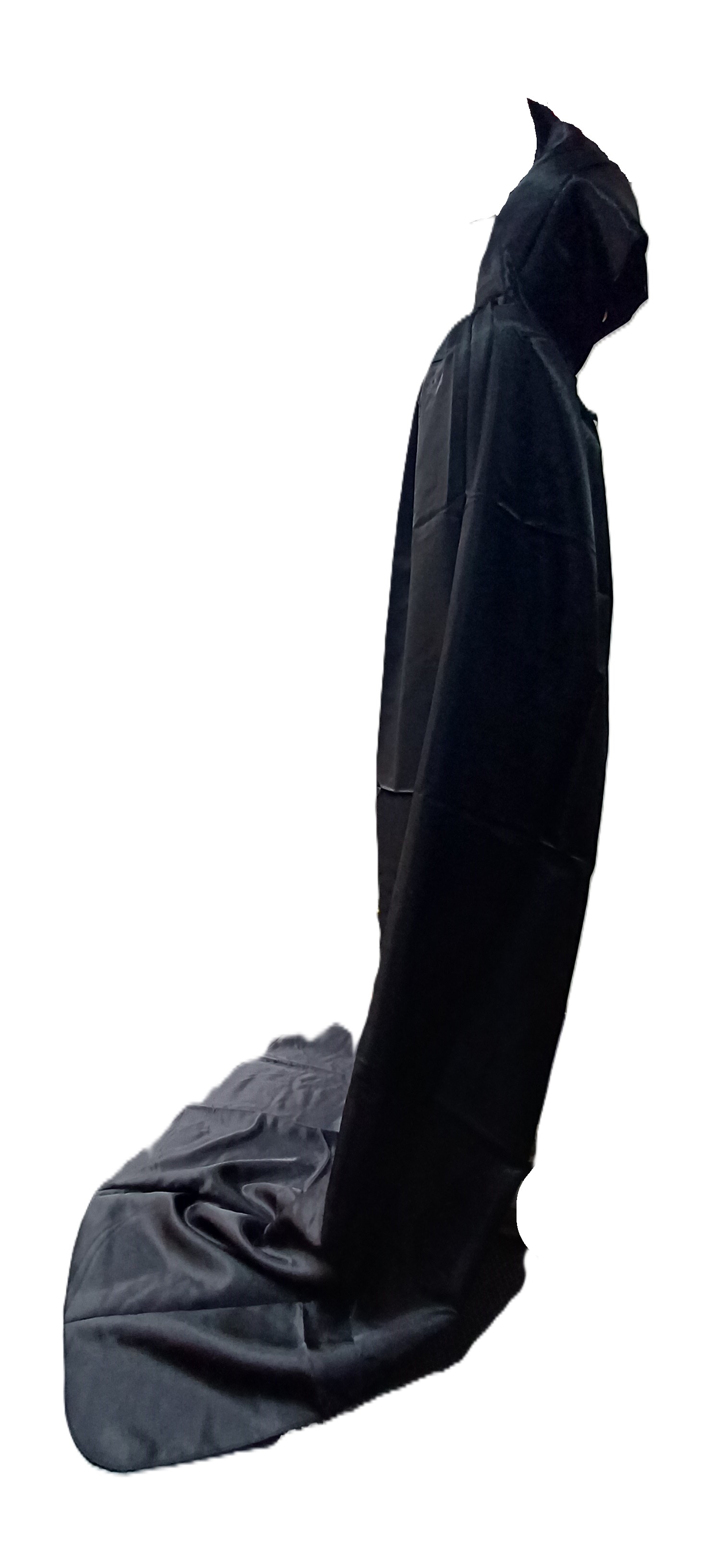 картинка Черная атласная накидка смерти/ведьмы со шлейфом от магазина Одежда+