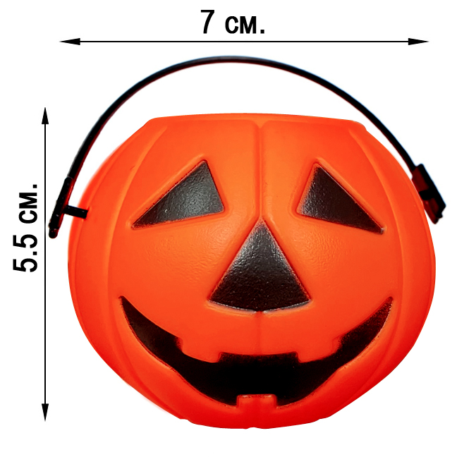 картинка Набор мини-корзин для конфет на Хэллоуин «Тыква» от магазина Одежда+