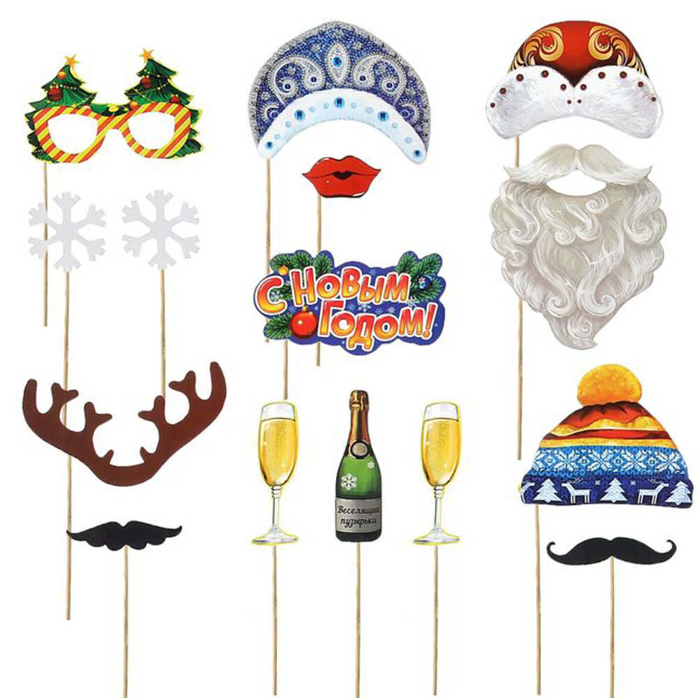 картинка Набор для фотосессии «Дед Мороз и Снегурочка» от магазина Одежда+