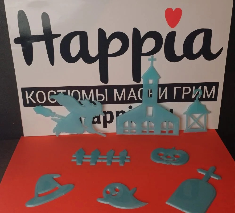 картинка Фосфорные наклейки «Кладбище» от магазина Одежда+