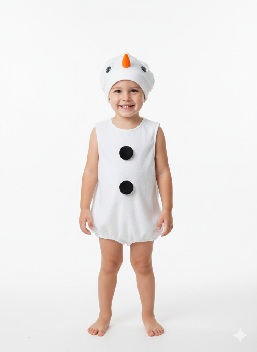 картинка Новогодний костюм снеговика для малыша от магазина Одежда+