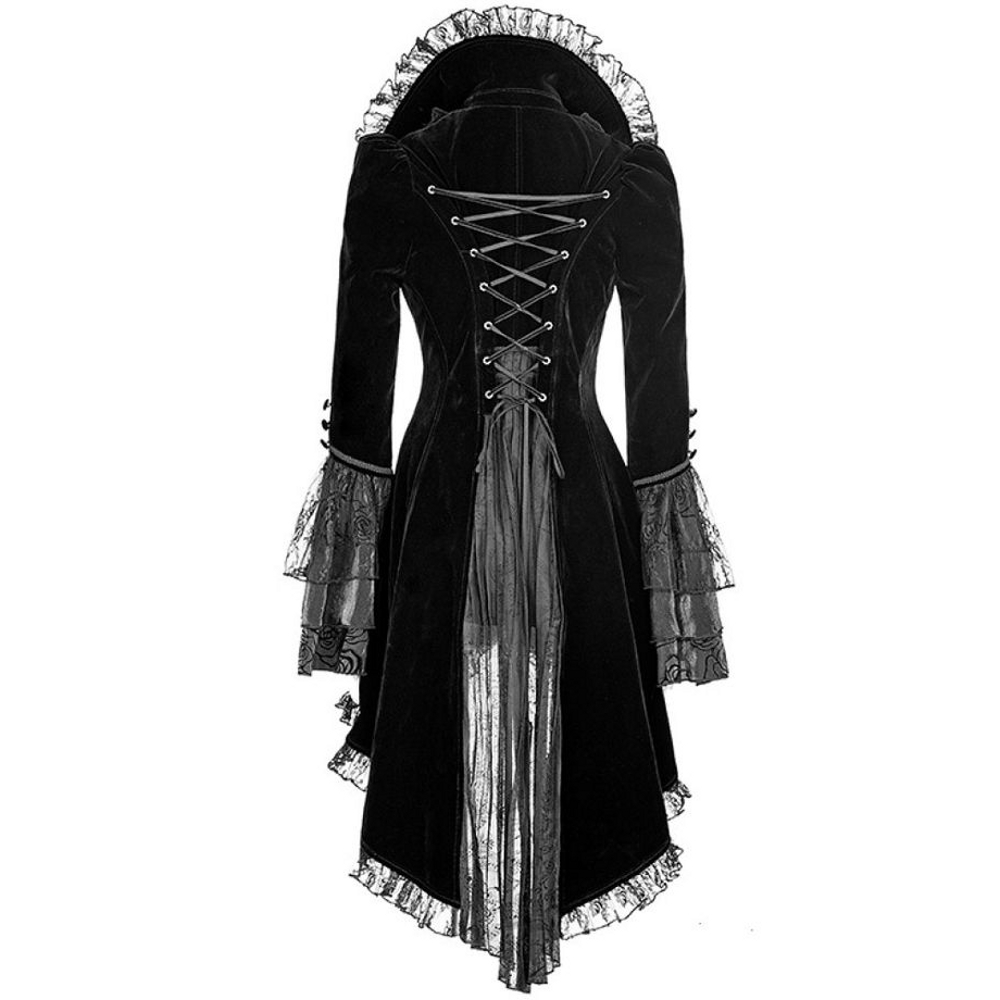 картинка Женский чёрный викторианский пиджак от магазина Одежда+