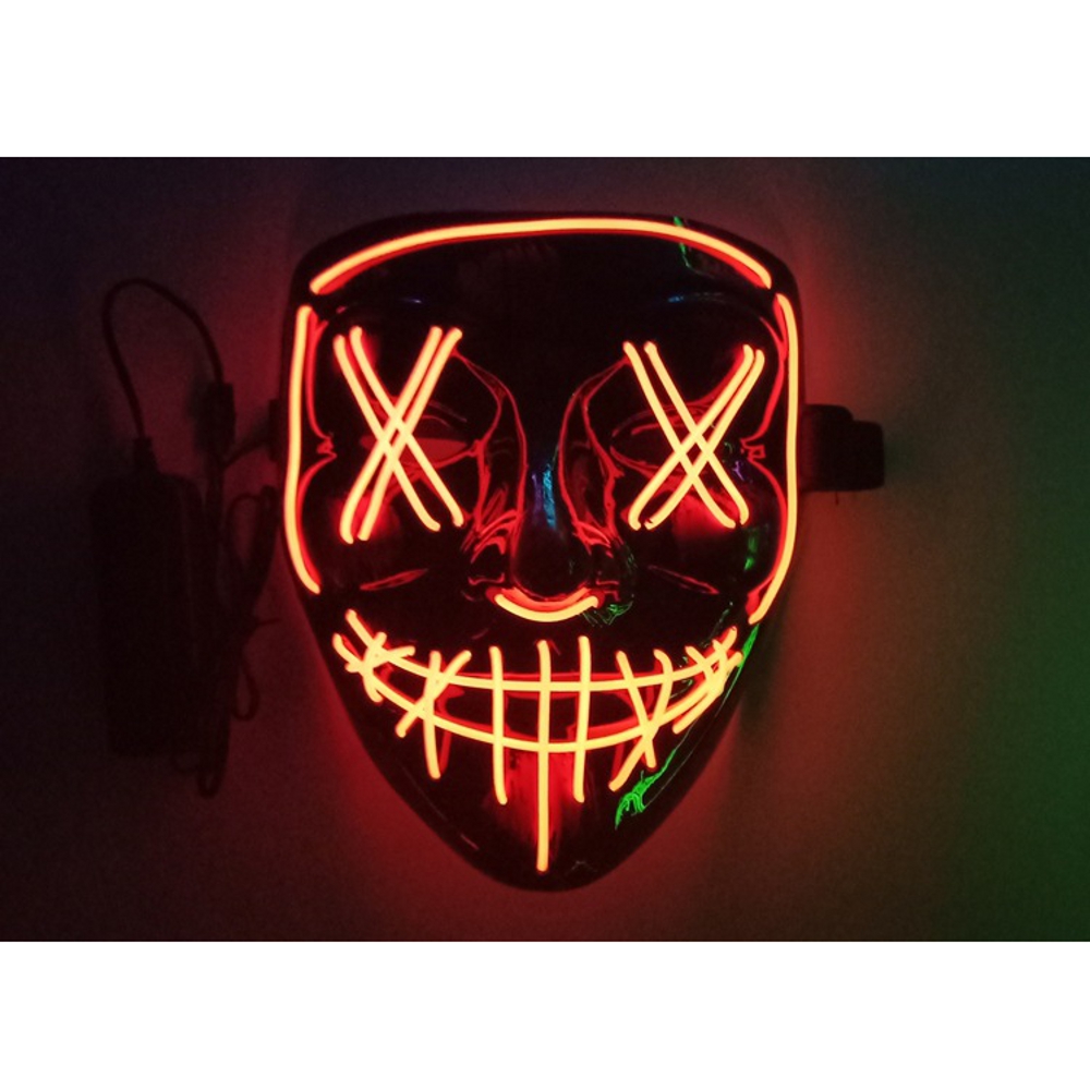 картинка Светящаяся маска Гая Фокса «Судная ночь» от магазина Одежда+