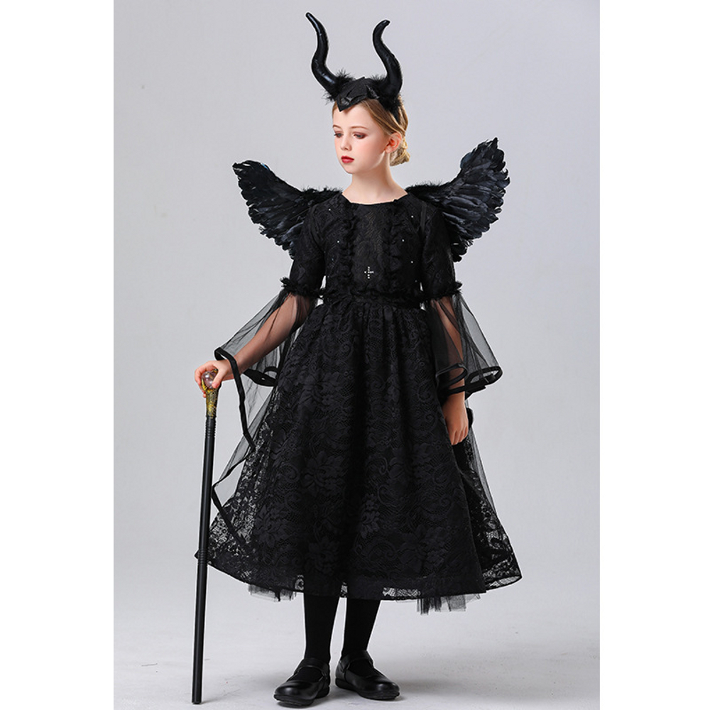 картинка Детский костюм чёрной королевы «Малефисента» от магазина Одежда+