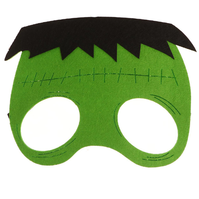 картинка Фетровая полумаска «Франкенштейн» от магазина Одежда+