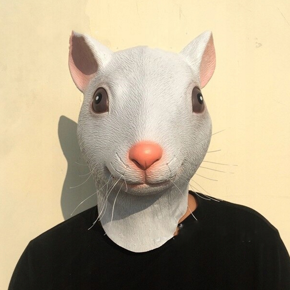 картинка Латексная маска мыши «Стюарт Литтл» от магазина Одежда+