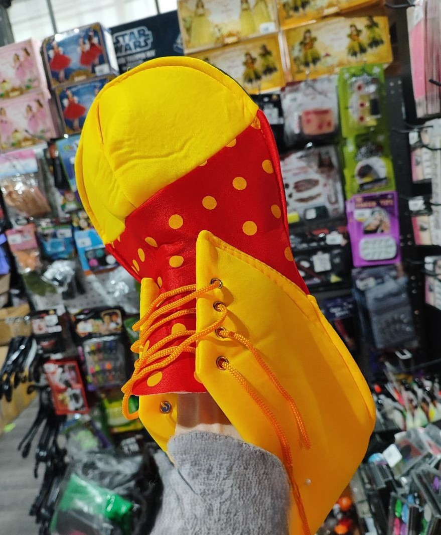 картинка Ботинки клоуна тканевые от магазина Одежда+