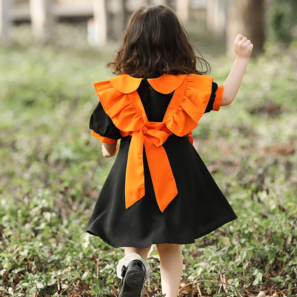 картинка Костюм ведьмы/тыквы для девочки на Хэллоуин от магазина Одежда+