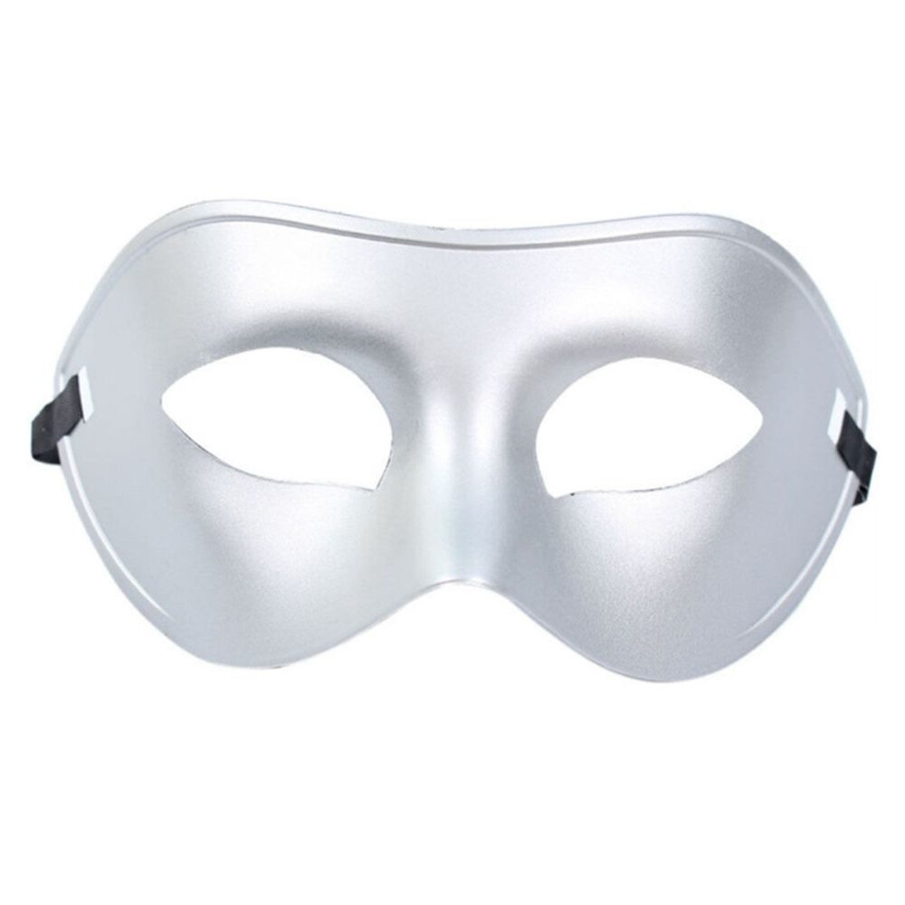 картинка Серебряная венецианская маска с лентами от магазина Одежда+