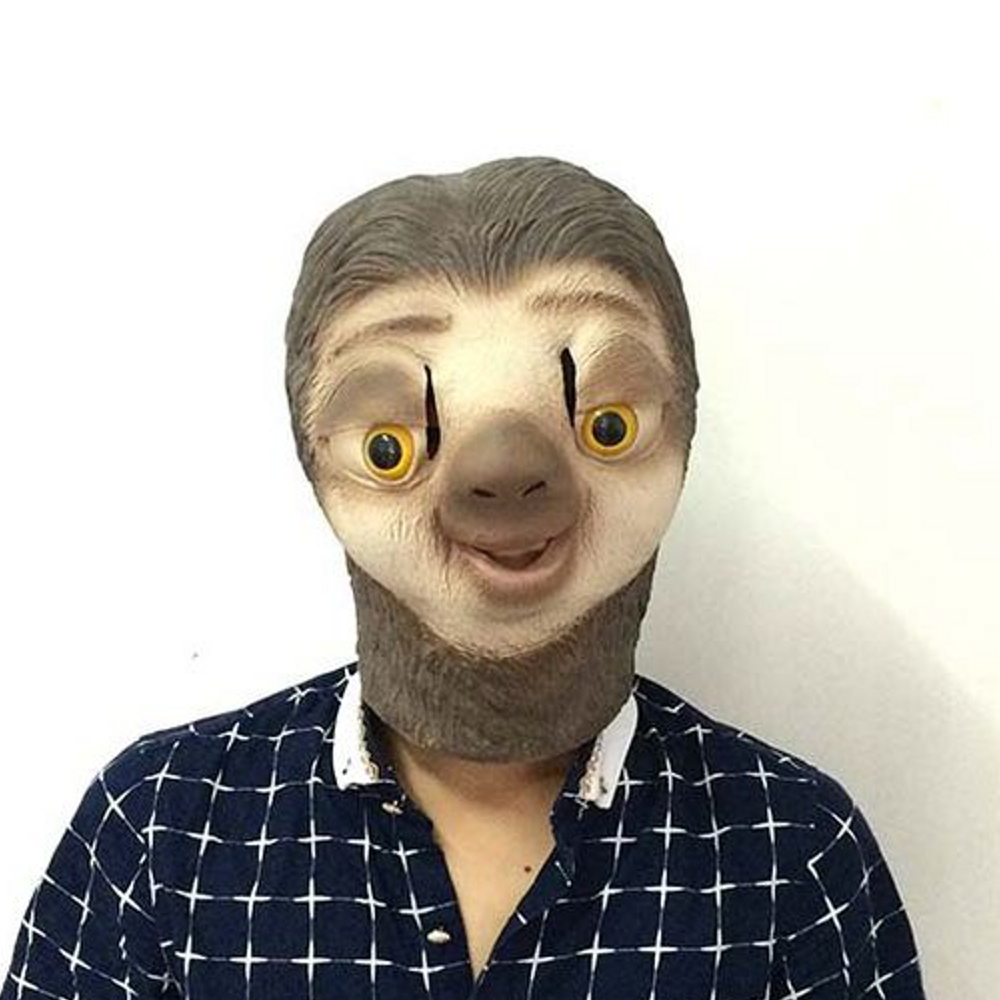 картинка Латексная маска «Ленивец» от магазина Одежда+