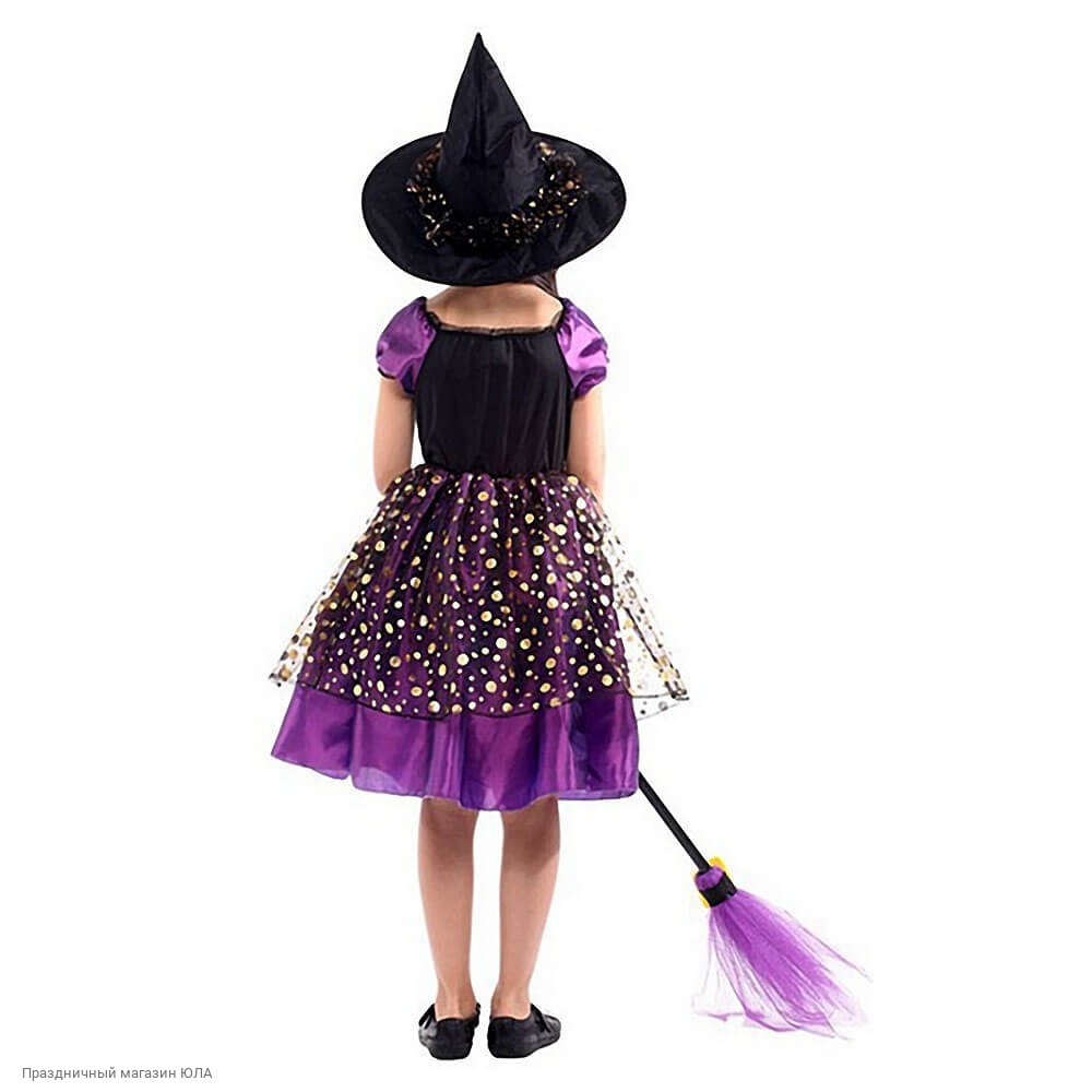 картинка Детский костюм фиолетовой ведьмы от магазина Одежда+