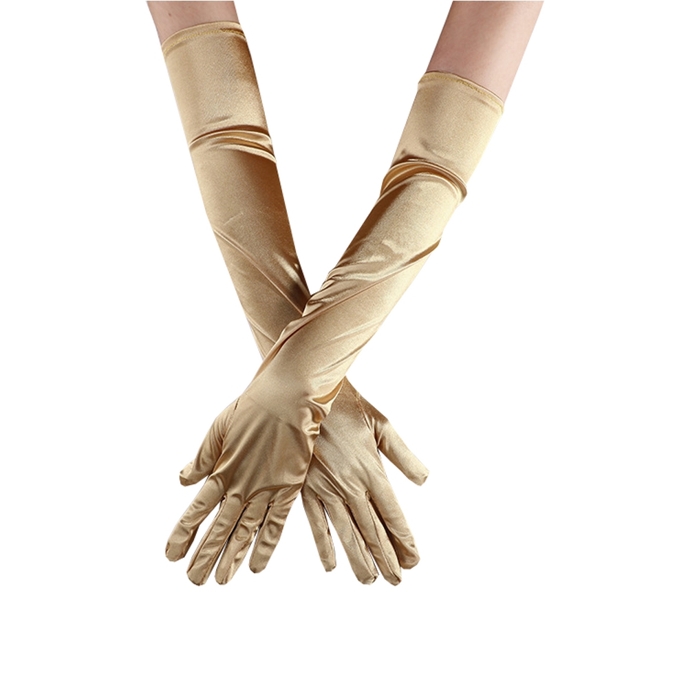 картинка Атласные перчатки выше локтя от магазина Одежда+