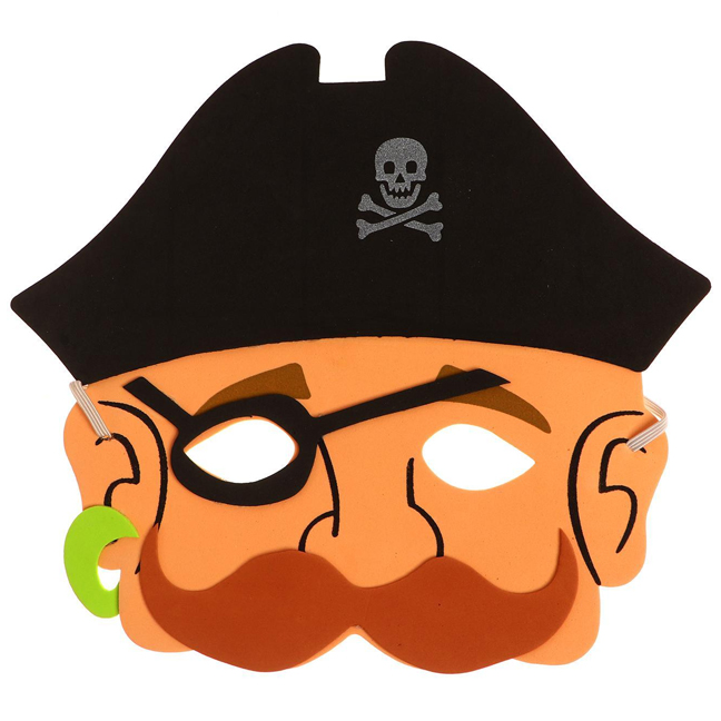 картинка Маска пирата с усами от магазина Одежда+
