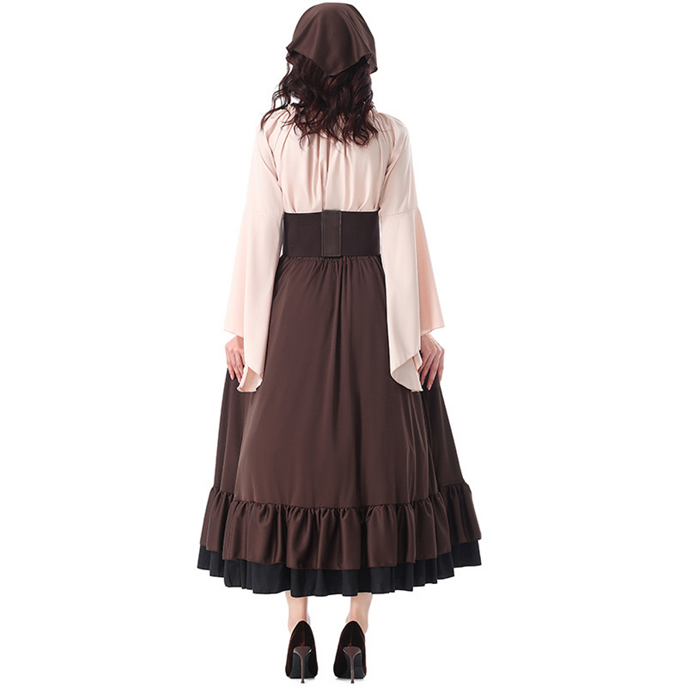 картинка Костюм пиратки «Разбойница» коричневый от магазина Одежда+