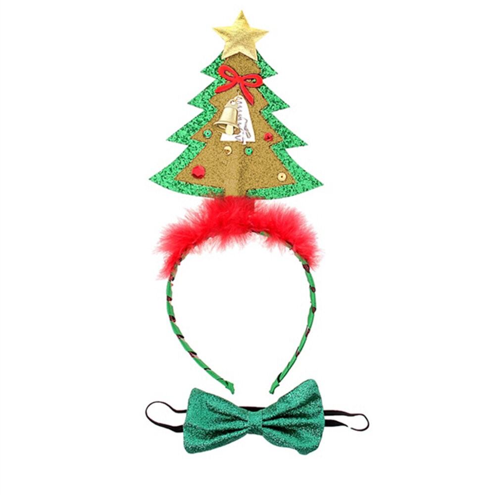 картинка Ободок «Ёлочка» в наборе с бантом от магазина Одежда+