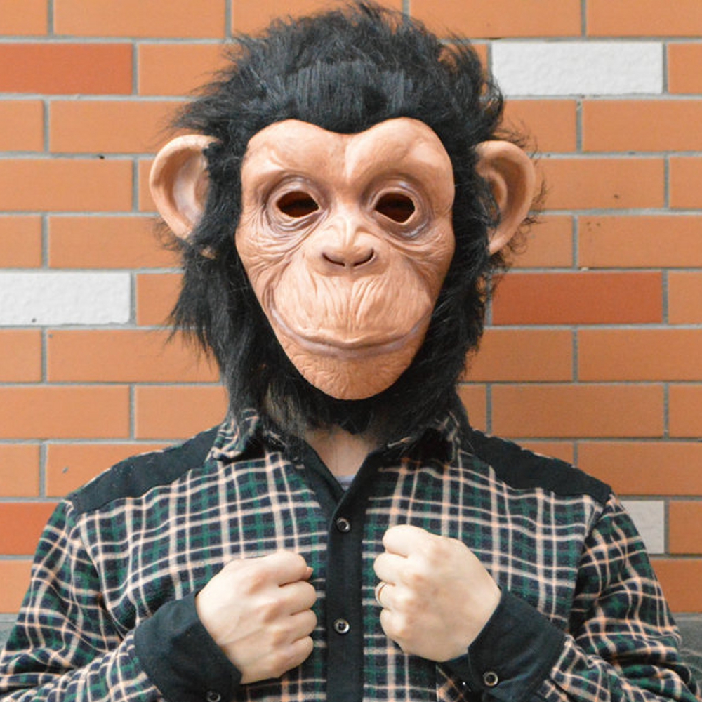 картинка Латексная маска обезьяны от магазина Одежда+
