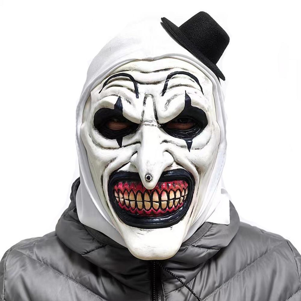 картинка Латексная маска клоуна Арта «Ужасающий» от магазина Одежда+