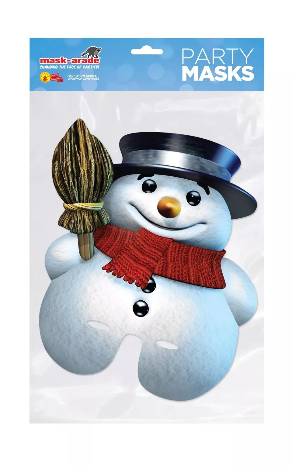 картинка Бумажная маска «Снеговик в шляпе» от магазина Одежда+