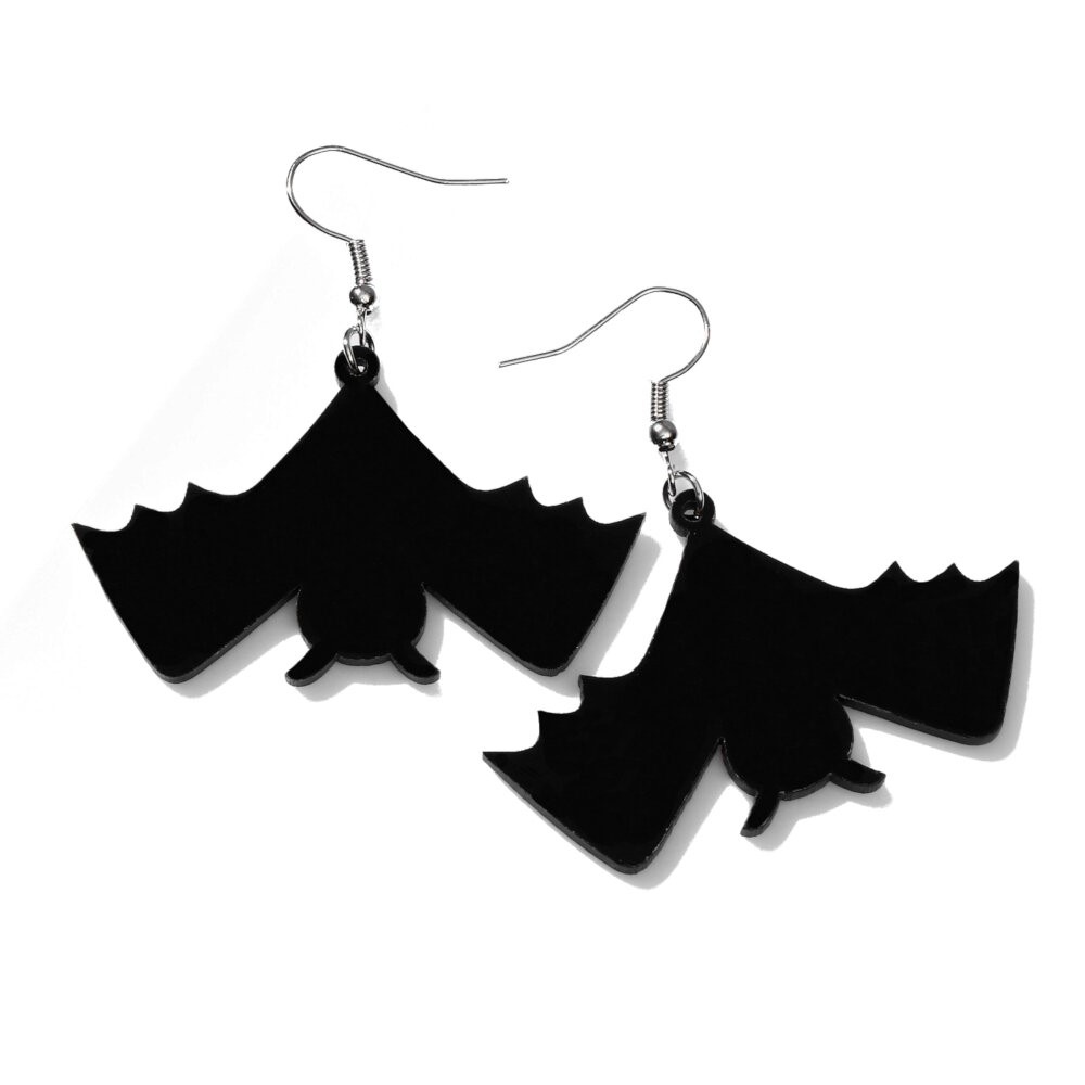 картинка Серьги «Летучая мышь» на Хэллоуин от магазина Одежда+