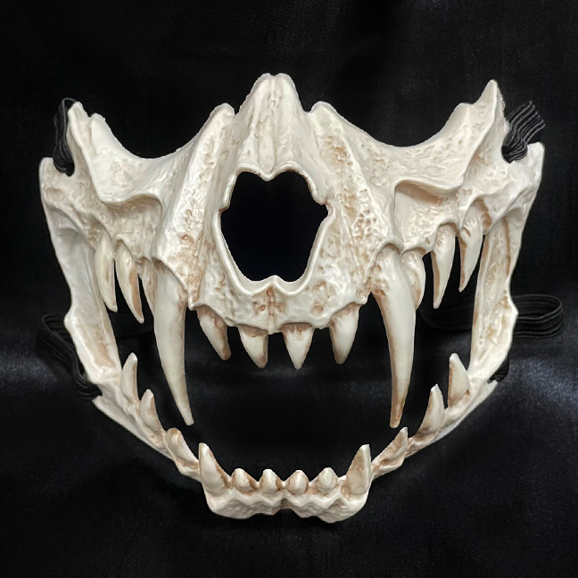 картинка Полумаска челюсть с клыками от магазина Одежда+