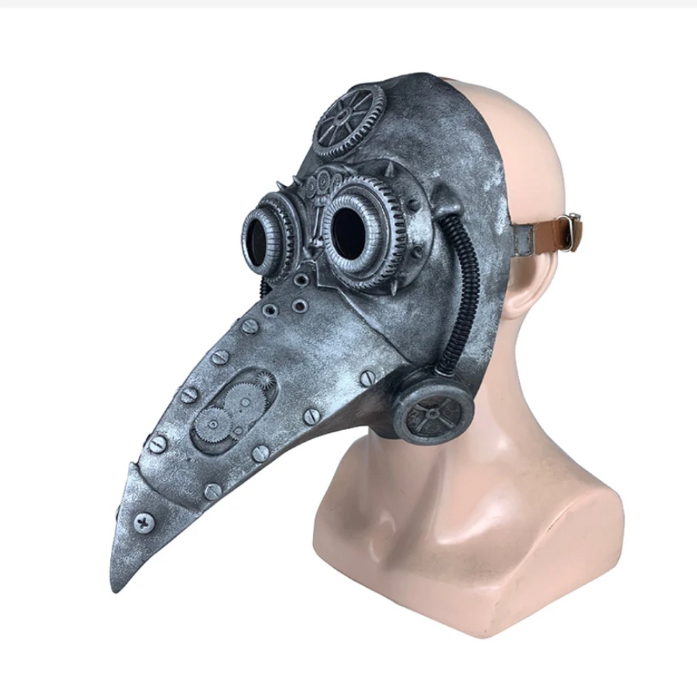 картинка Латексная маска чумного доктора «Стимпанк» от магазина Одежда+