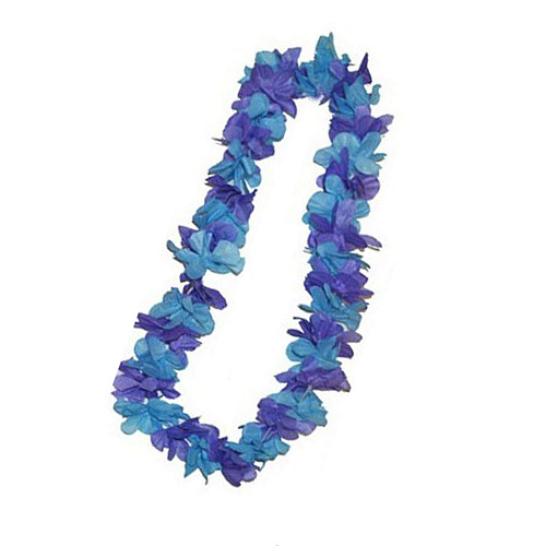Гавайское ожерелье синее