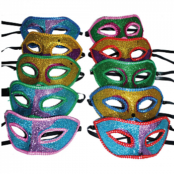 Венецианская разноцветная маска в ассортименте 