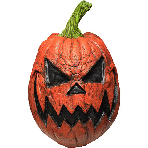 Латексная маска тыквы на Хэллоуин - «Светильник Джек» 