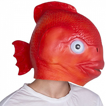 Латексная маска рыбы 