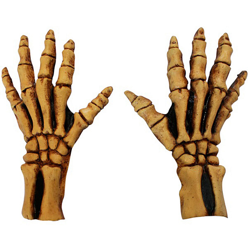 Перчатки-руки скелета