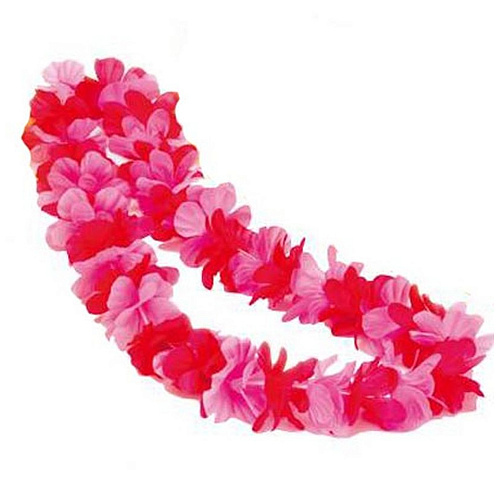 Гавайское ожерелье розовое