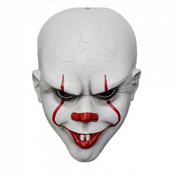 Реалистичная маска клоуна «Пеннивайз»