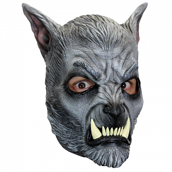 Латексная маска «Волк-оборотень» 