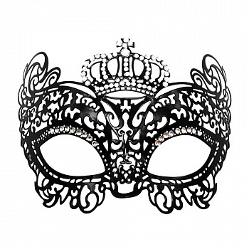 Металлическая венецианская маска «Корона» 