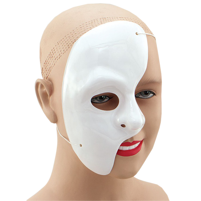 картинка Белая маска «Призрак оперы» от магазина Одежда+