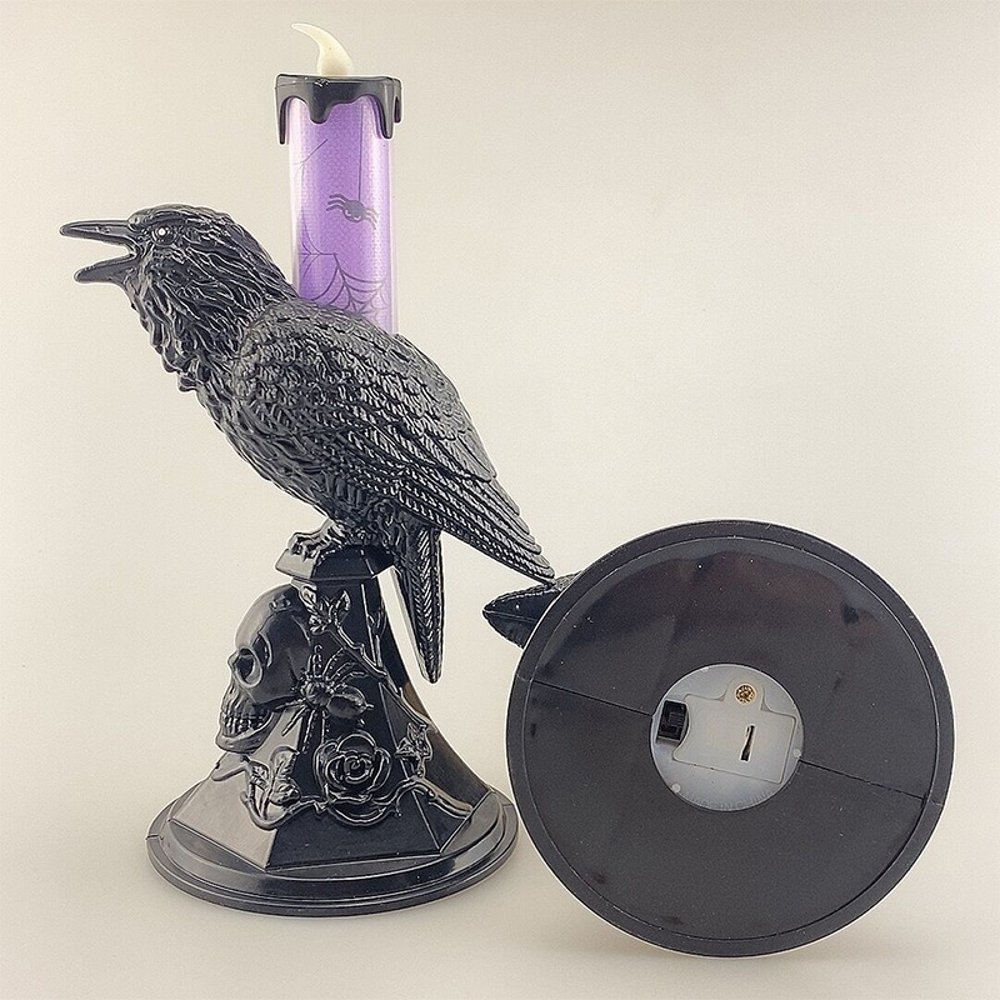 картинка Светодиодная свеча «Чёрный ворон» от магазина Одежда+