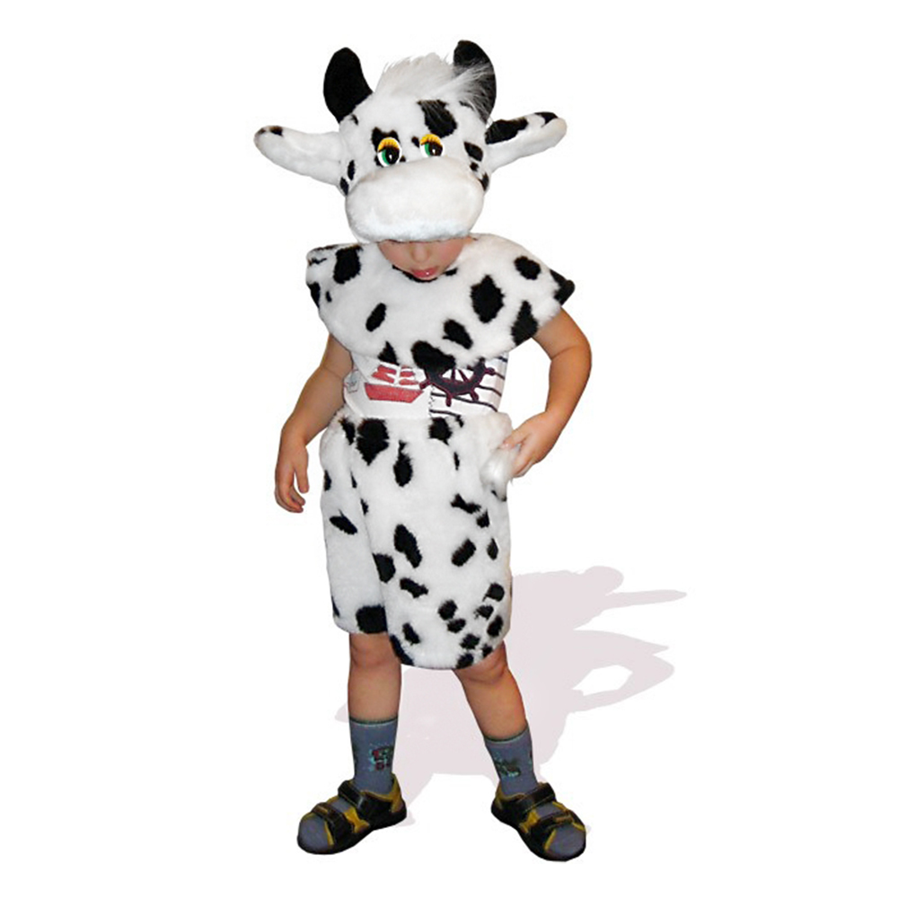 Детский карнавальный костюм коровы Бурёнки, коровки